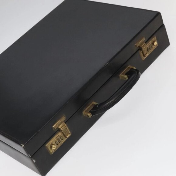 GUCCI Business Bag Leather Black Auth 93060 - Picture 6 of 15